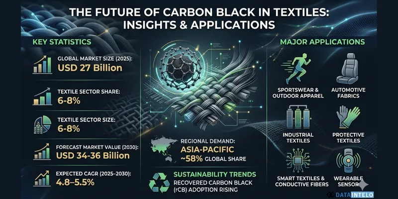 Carbon Black for Technical Textiles (2025–2030): Conductivity, UV Stability & Market  Growth Analysis 